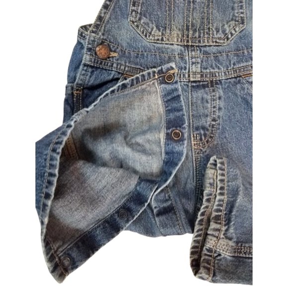 OSHKOSH B'GOSH Vestbak Blue Jean Overalls - Infant Boy's 18 Months - Picture 6 of 6